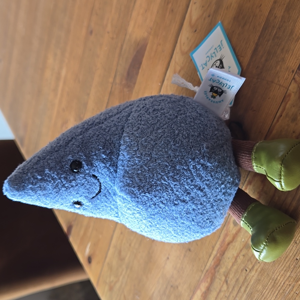 Jellycat Amuseables Happy Raindrop 5.1x3.5x3.5" Soft and Plush NWT - Picture 4 of 8